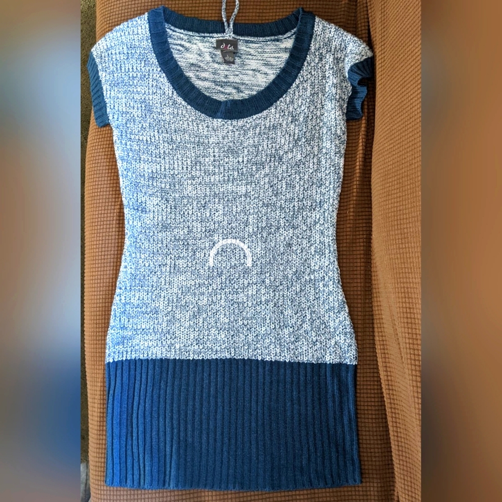 Vintage Dots Sweater Dress L